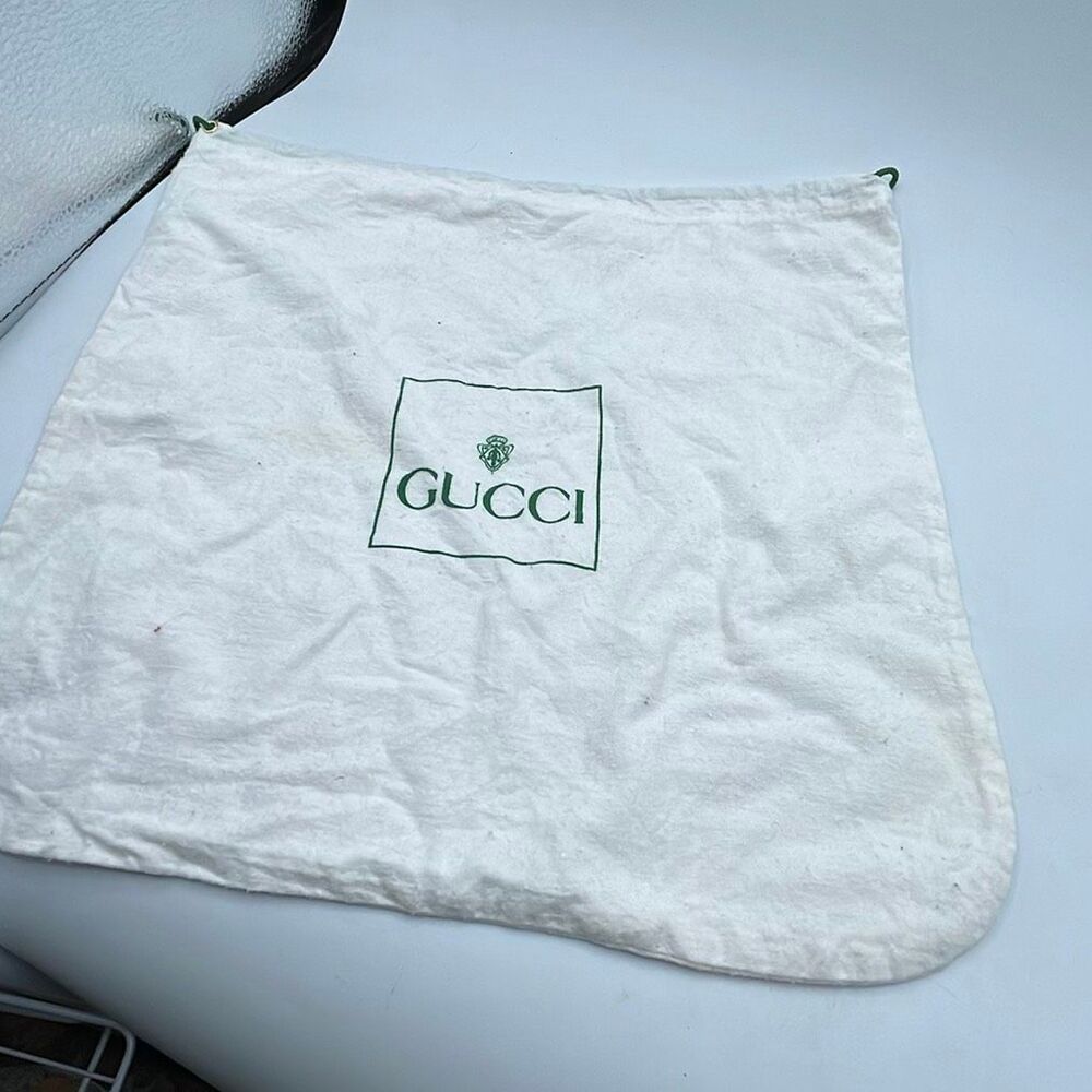 Authentic Vintage Gucci drawstring dust bag.